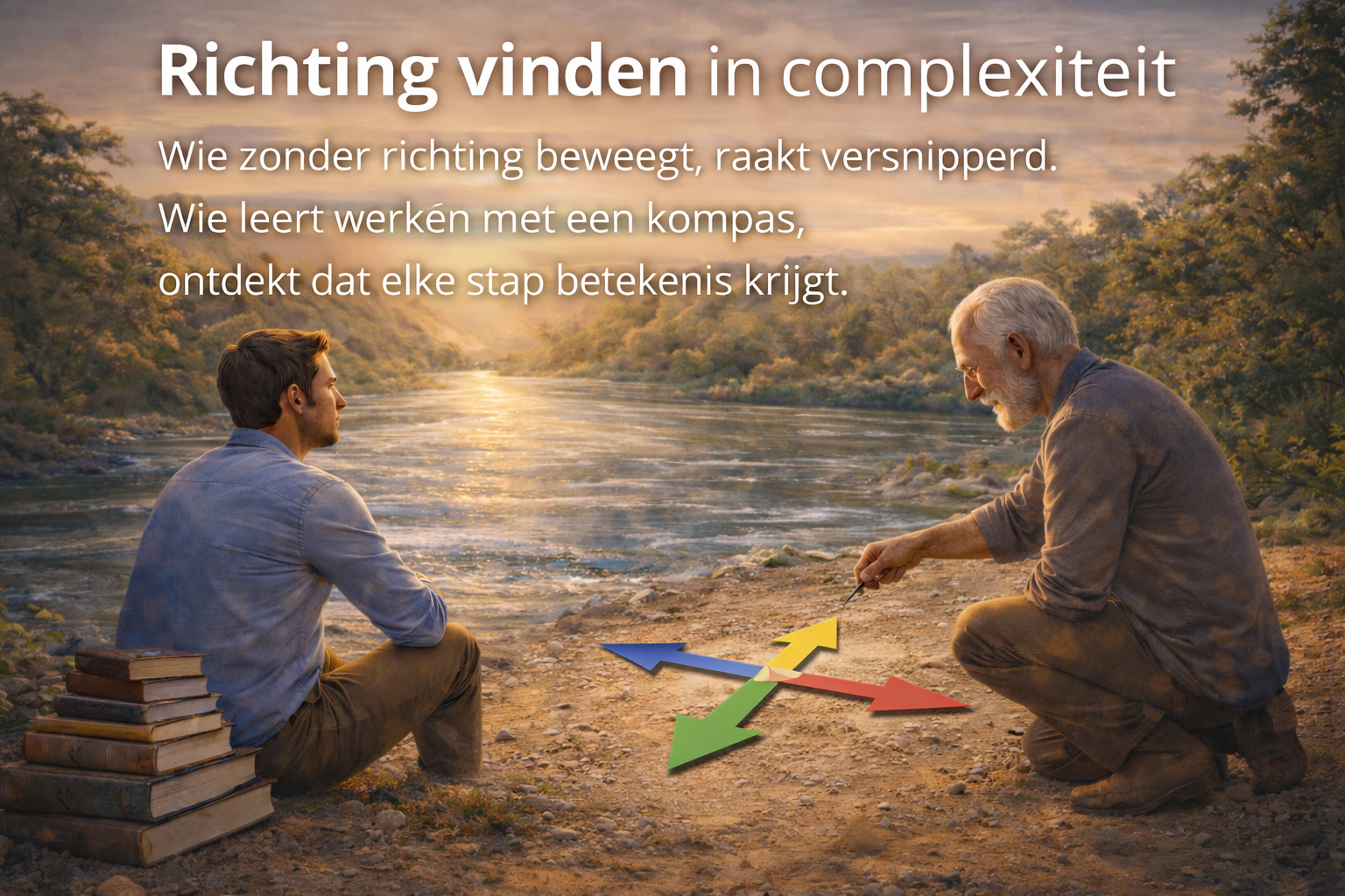 Featured image for “DE KOMPASROOS De parabel van de leider die leerde kijken”