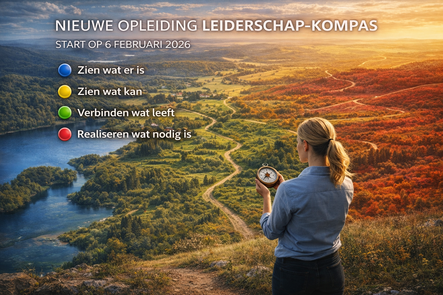 Featured image for “NIEUWE OPLEIDING LEIDERSCHAP-KOMPAS START OP 6 FEBRUARI 2026”