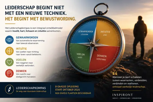 Featured image for “Leiderschap begint niet met een nieuwe techniek. Het begint met een nieuwe manier van kijken.”